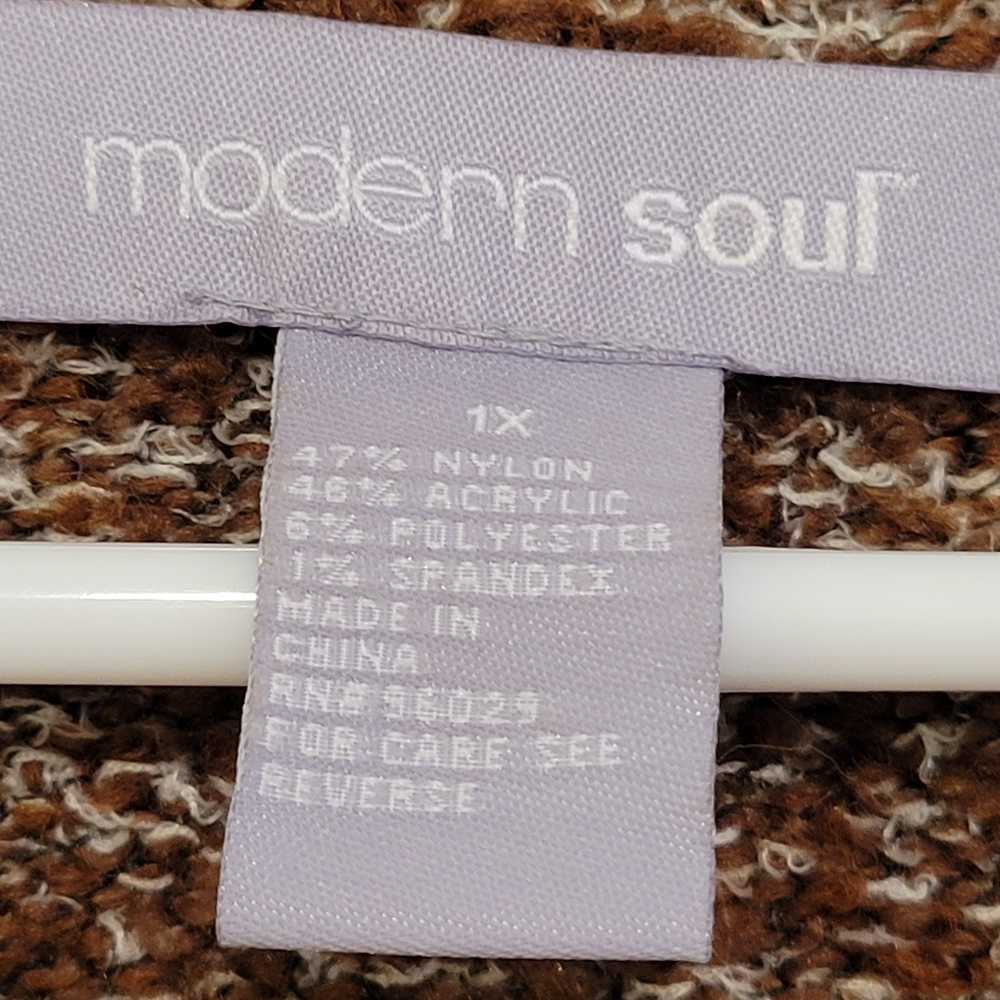 Modern Soul cardigan Womens 1x - Picture 5 of 7